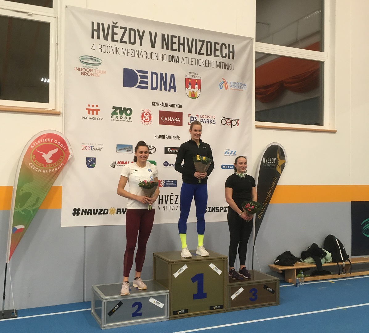 Mezinárodní závod Hvězdy v Nehvizdech, Linda Suchá na druhém místě