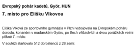 EP kadetů HUN, 7. místo pro el. Vlkovou, výstřižek.png